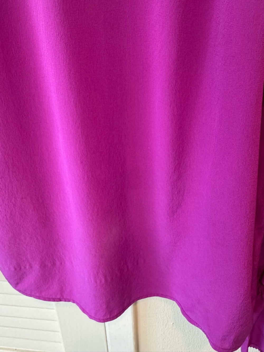 J.crew Plum Ruffle-Neck Silk Top - Picture 9 of 9
